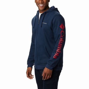 Columbia Hart Mountain™ Graphic Full Zip Herr Marinblå (GAJXH2964)